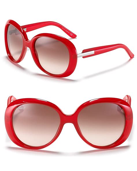 gucci sunglasses 2456 n s red|unisex red Gucci sunglasses.